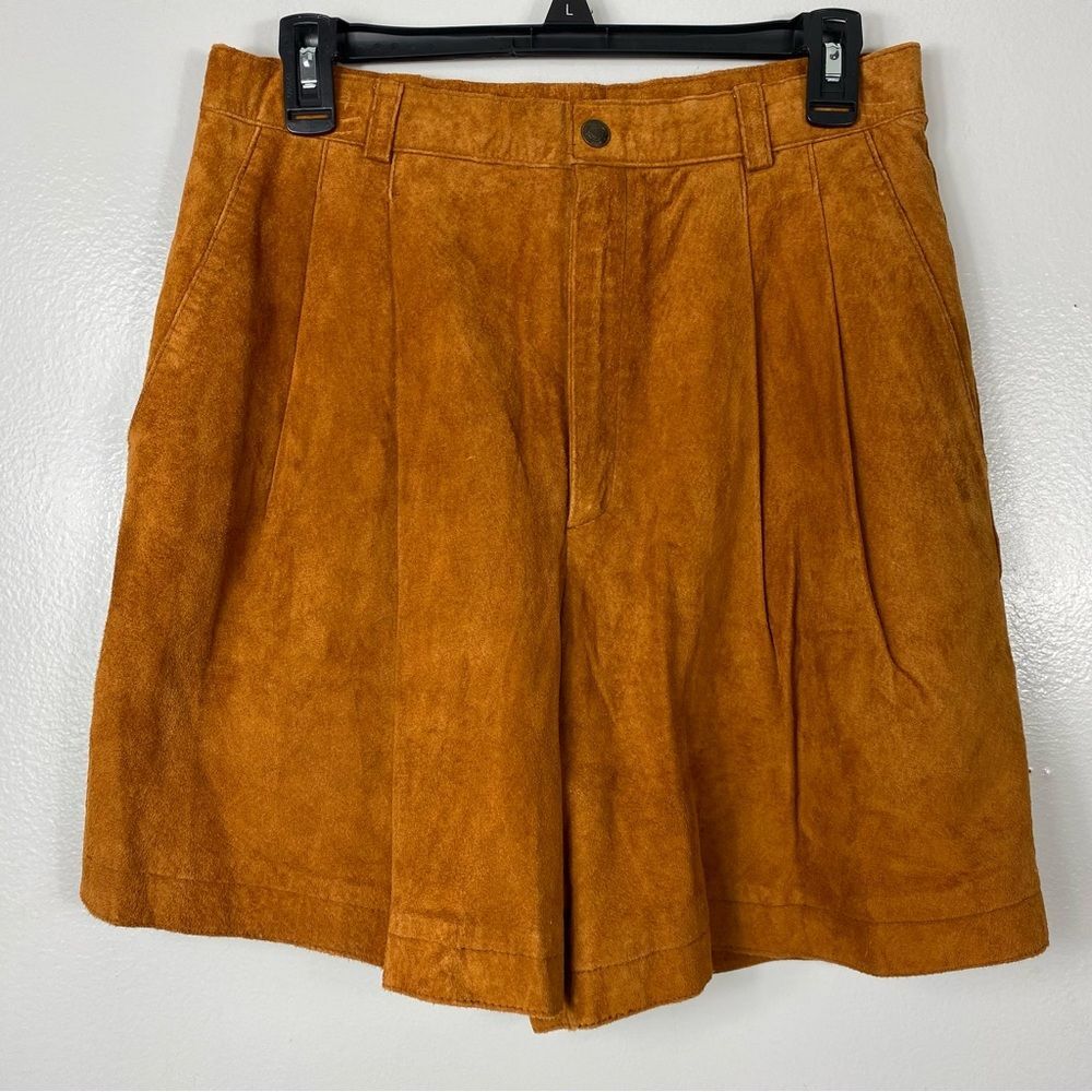 Vintage Genuine Suede Leather High-Waisted Shorts The Limited vintage sz 6/8